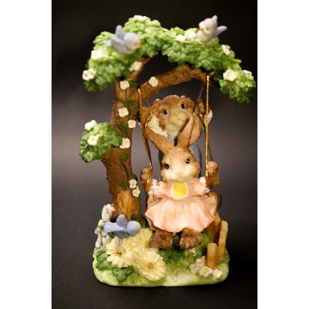 Rabbit Swing figurine